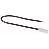 Plug with cable 6mm², L=320mm, black