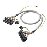 PLC-wire, Digital signals, 36-pole, Cable LiYCY, 5 m, 0.25 mm²