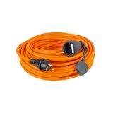 'Construction site polyurethane cable extension  5m H07BQ-F 3G1,5 orange'