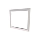 Replacement frame, flush, white, 1-row for KLV-UP (HW)