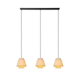 Lucide TRIBUTE - Hanging lamp - 3xE27 - Beige