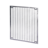 PERFORATED BACK-MOUNTING PLATE - IN GALVANISED STEEL - FOR BOARDS 405X500