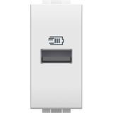 LL - USB type A charger 1m white