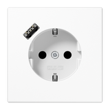 SCHUKO socket with USB type A LS1520-18AWW