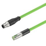 Data insert with cable (industrial connectors), Cable length: 3 m, Cat