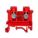 Rail-mounted screw terminal block ZSG1-4.0Nc red