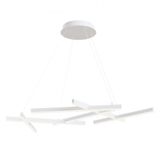 Modern Line Pendant Lamp White
