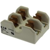 Supplementary fuse block for 9/16" x 2" Semiconductor Fuses, 2-pole