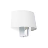 HOTEL WHITE WALL LAMP 1 X E27 60W