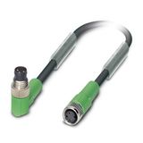 SAC-3P-M8MR/1,5-PVC/M8FS4331BK - Sensor/actuator cable
