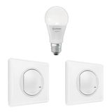 Céliane with Netatmo Wireless Connected Extension Pack: 2 Controls + E27 Classic Bulb / White