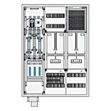 Wandlermessschrank 250A EnBW, 5-polig IP54 RAL7035, H=1100mm