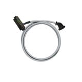 PLC-wire, Digital signals, 20-pole, Cable LiYY, 2.5 m, 0.25 mm²