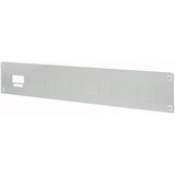 Front plate multiple mounting NZM1, vertical, HxW=200x1200mm