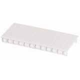 Blanking strip 6SU, white, thick-ribbed