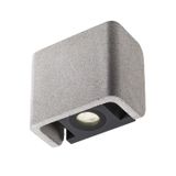 MANA OUT WL, Wall-mounted light set grey/anthracite 11W 650lm 3000K CRI80 60° Phase cut-off