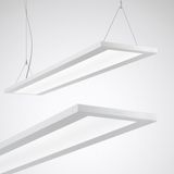 Suspended luminaires Luceos H standard product D/H Prisms White ETDD 41W 5100lm Wide reduced glare UGR19 (W19) IK03 3 SDCM