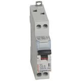 DX³6000 10kA high inlet and low outlet U+N screw circuit breaker 230V~ - 0.5A - curve C - 1 module