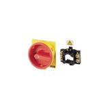 Conversion kit on main switch, handle red yellow, for T5-/E-/Z