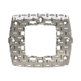 2-module support with screws for rectangular or round box with screws (screw distance 60mm)