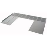 Partition, devices-/MB area IZMX40, for W=1000mm, drawer