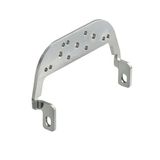 Shield clamp for industrial connector, Size: 6, Sheet steel, galvanize