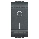 LL - 1 way switch 2P 16A 1m anthracite