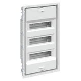 UK636EB Consumer unit , 597 mm x 362 mm x 97 mm, Flush mounting, 36 SU, IP30, Without Door