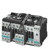 Contactor assembly Star-delta (wye-delta) (pre-assembled) with lateral timing relay AC-3, 11 kW/400 V,  3RA1423-8XC21-1AG2