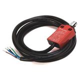 Allen-Bradley, 440P-ARPS11CS, Safety Limit Switch, 22mm Metal, Roller Plunger, 1 N.C., 1 N.O., Snap Acting, 2 M Side Cable