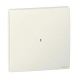 Mallia Senses - Wired light switch 1 gang with neutral - Matt White