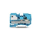 1-conductor N-disconnect terminal block 10 mm² Push-in CAGE CLAMP® blu