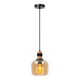 ILONA Pendant light-Amber-Ø18-1xE27-40W-Glass