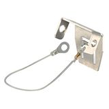 Locking element f. metal lever w. cord