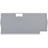 Seperator plate 2 mm thick oversized gray