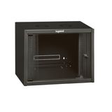 Wallmount fix cabinet Linkeo 19 inches 6U 600mm width 450mm depth