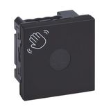 Mosaic contactless switch for 2-module door control - matte black