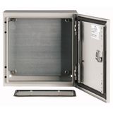 Wall enclosure with mounting plate, HxWxD=300x300x150mm