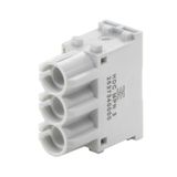 Module for industrial connectors (pneumatics), Male, Female, Inner hos