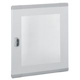 Flat transparent door XL³ 400 - for cabinet and enclosure h 1900