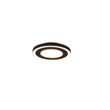 Carus LED ceiling lamp 20 cm matt black