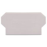 Separator plate 2 mm thick oversized light gray