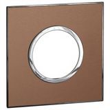 Arteor 1 Gang Surround Plate 2 Module Round Pink Champagne