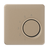 centre plate for room thermostat insert