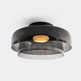 Ceiling fixture Levels Ceiling 2 Bodies Ø420mm + Ø320mm LED 24.4W SW 2700-3000-4000K CASAMBI Black 1850lm