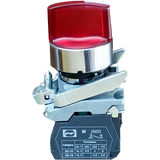 Pushbutton switch LED FP RecI3 RED 1NO+1NO (3 position with fixation) 1-0-2 IP40 24V