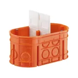Flush mounted junction box M2x60F MULTIWALL orange