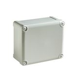 ABS box IP66 IK07 RAL7035 Int.H150W105D80 Ext.H164W121D87 Opaque cover H20