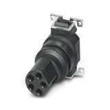 Flush-type connector