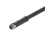 Sensor-actuator Cable (assembled), One end without connector, M12, Num